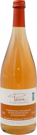 2024 Schwarzriesling Weißherbst halbtrocken 1,0 L - Weingut Politschek