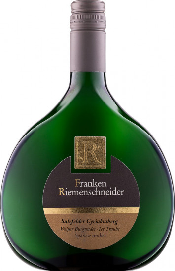 2019 Sulzfelder Cyriakusberg Weißer Burgunder Spätlese PREMIUM 1er Traube trocken - Winzergemeinschaft Franken eG