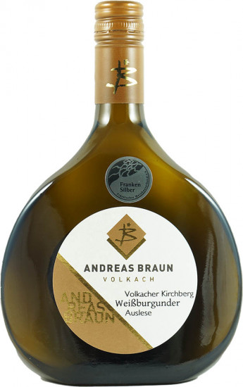 2023 Volkacher Kirchberg Weißburgunder Auslese edelsüß - Weingut Andreas Braun
