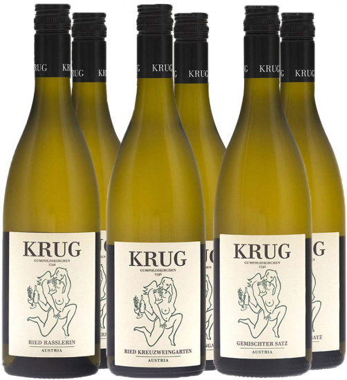 6er Kennenlernpaket Weiß - Weingut Krug