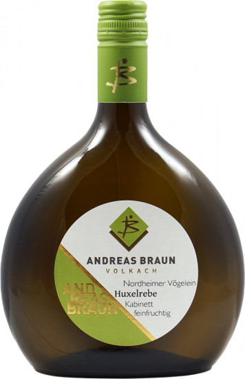 2021 Nordheimer Vögelein Huxelrebe Kabinett feinherb - Weingut Andreas Braun