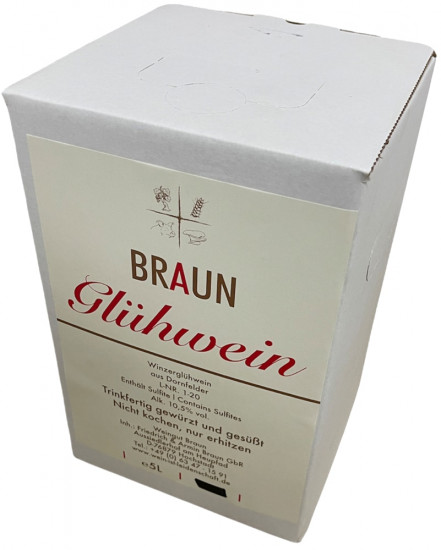 Winzerglühwein rot 5,0 L - Weingut Armin Braun