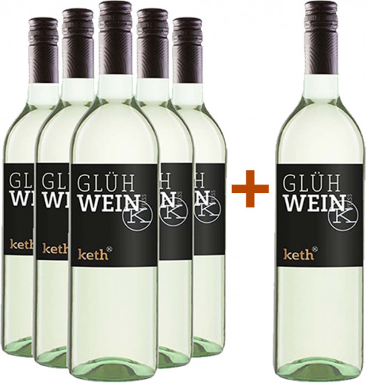 5+1 Glühwein-Paket Weiß - Weingut Matthias Keth