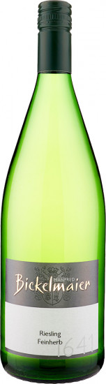 2024 Riesling feinherb 1,0 L - Weingut Bickelmaier