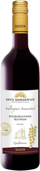 2022 Schliengener Sonnenstück Spätburgunder Rotwein trocken - Winzergenossenschaft Schliengen-Müllheim