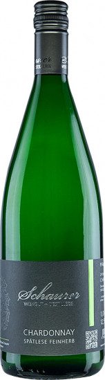 2022 Chardonnay Spätlese feinherb 1,0 L - Weingut Schaurer