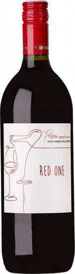 Red One Qualitätswein Rotwein Cuvée trocken 1,0 L - Wein Werk Polsterer