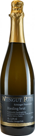 2021 Röttinger Feuerstein Riesling Winzersekt b.A. FRANKEN brut - Weingut Poth