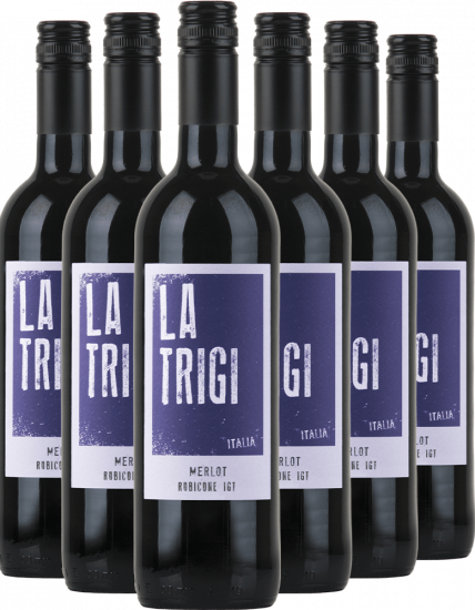 6er Paket La Trigi Merlot Rubicone IGP - WirWinzer Select Teck