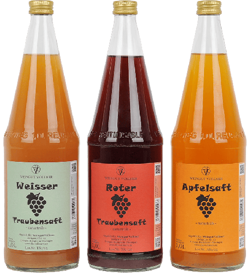 Roter Traubensaft 1,0 L - Weingut Roland Vollmer