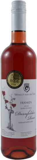 2013 Iphöfer Kronsberg Dornfelder Rosé halbtrocken - Weingut von der Tann
