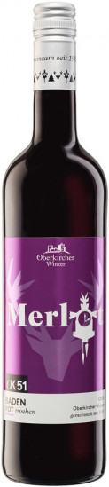 2019 Merlot trocken - Oberkircher Winzer