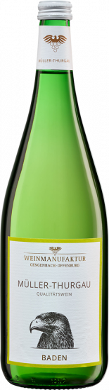 2024 Müller-Thurgau halbtrocken 1,0 L - Weinmanufaktur Gengenbach