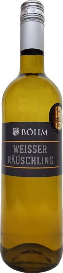 2019 Weißer Räuschling trocken - Weingut Böhm