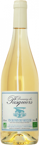 2024 Vin de Pays de Vaucluse IGP blanc trocken Bio - Domaine des Pasquiers