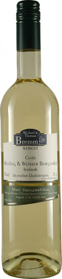 2025 Riesling & Weißer Burgunder Cuveé feinherb - Weingut Bremm