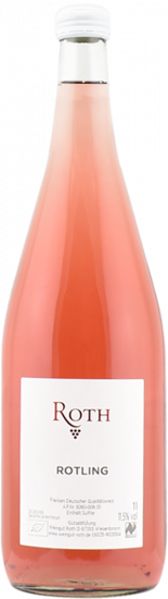 2023 Rotling halbtrocken Bio 1,0 L - Weingut Roth