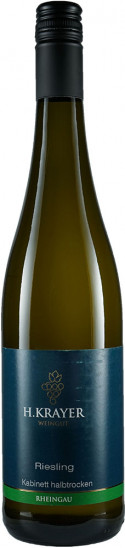 2017 Winkeler Gutenberg Riesling Kabinett halbtrocken - Weingut H. Krayer