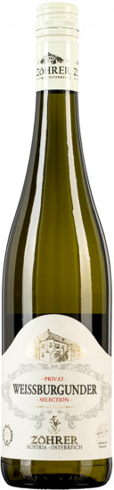 2025 Privat Selection Weissburgunder trocken - Weingut Zöhrer