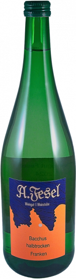 2024 Bacchus halbtrocken 1,0 L - Weingut A. Fesel