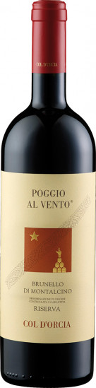 2015 Poggio al Vento Riserva Brunello di Montalcino DOCG Bio - Col d'Orcia