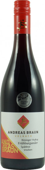 2022 Kitzinger Hofrat Frühburgunder Spätlese trocken - Weingut Andreas Braun