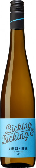 2019 vom Schiefer Riesling trocken - Weingut Bicking und Bicking