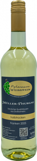 2025 Müller-Thurgau halbtrocken - Petermann
