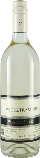 2023 Gewürztraminer lieblich - Weingut Deck
