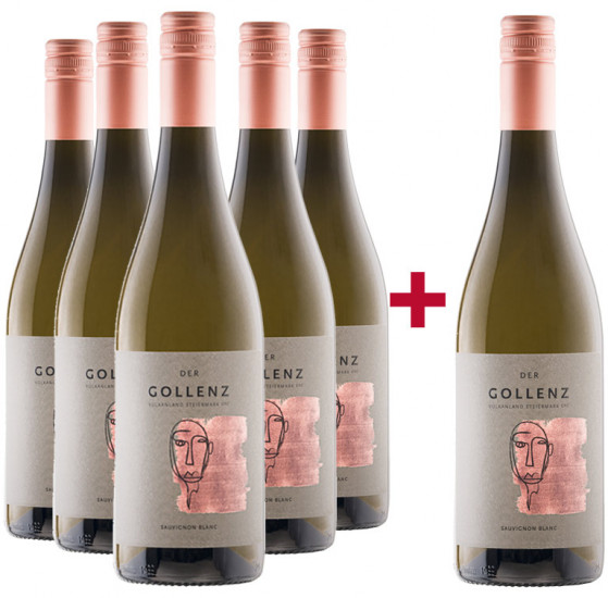 5+1 Sauvignon Blanc Vulkanland Steiermark DAC Paket - Weingut Gollenz 