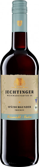 2022 Jechtinger Weinmanufaktur Spätburgunder Rotwein Qualitätswein trocken Bio - Jechtinger Weinmanufaktur eG