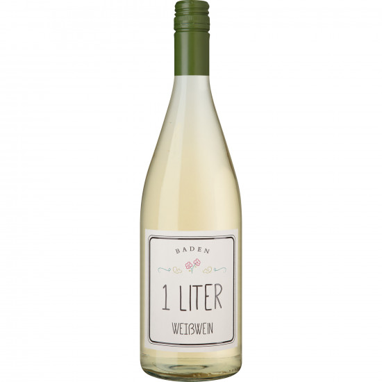 2025 1 Liter Weißwein halbtrocken 1,0 L - Bickensohler Weinvogtei