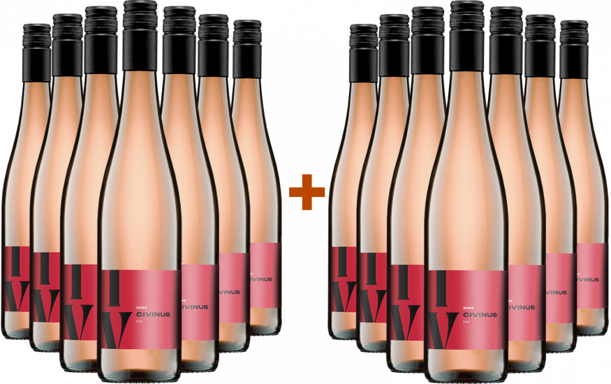 7+7 Paket 2024 Civinus Rosé Bio - Weingut Franz