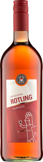 2024 VIER SCHOPPEN Rotling halbtrocken 1,0 L - Winzergemeinschaft Franken eG