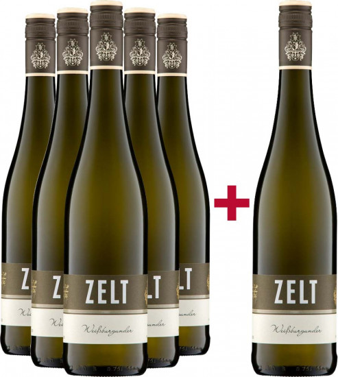 5+1 Paket Weissburgunder trocken - Weingut Zelt