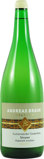 2024 Escherndorfer Fürstenberg Silvaner Kabinett trocken 1,0 L - Weingut Andreas Braun