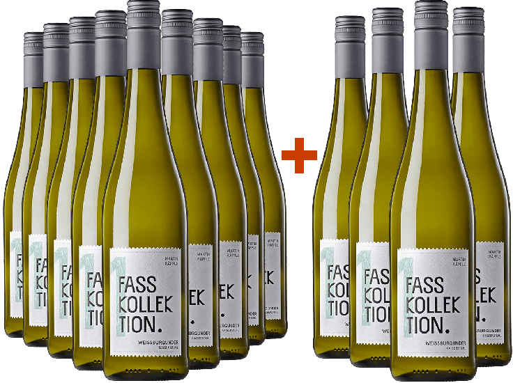8+4 Paket Kaiserstuhl Weissburgunder trocken - Weingut Fasskollektion