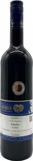 2023 Alsheimer Rheinblick Merlot trocken - Weingut Weber Hof-Bärenstein