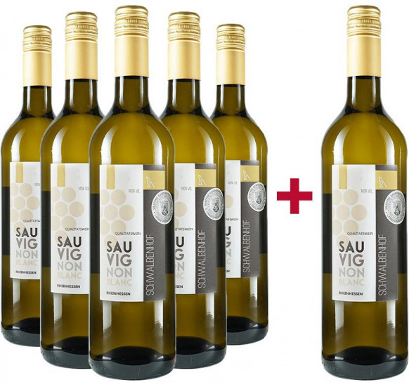 5+1 Paket Sauvignon Blanc trocken - Weingut Schwalbenhof