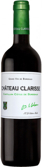 2019 Cuvée Merlot Côtes de Bordeaux Castillon AOP trocken Bio - Château Clarisse