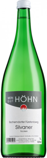 2020 Escherndorf Fürstenberg Silvaner Kabinett trocken 1,0 L - Weingut Höhn Volkach 