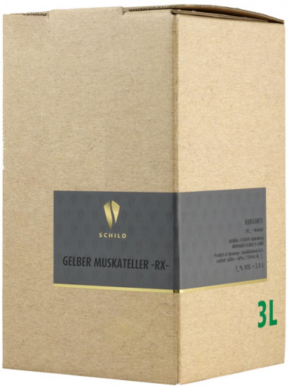 2021 Gelber Muskateller -RX- Bag-in-Box (BiB) trocken 3,0 L - Schild & Sohn