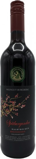 2015 Spätburgunder halbtrocken - Weingut Burgberg Eimann & Söhne