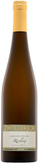 2018 Langenlonsheimer Löhrer Berg Riesling Spätlese trocken Bio - Weingut Im Zwölberich