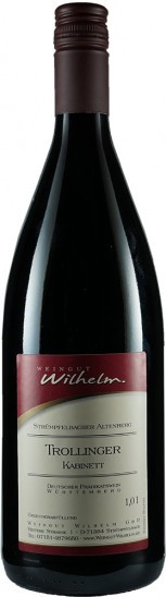 2018 Altenberg Trollinger Kabinett halbtrocken 1,0 L - Weingut Wilhelm