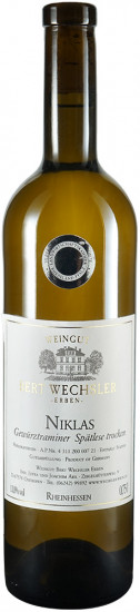 2020 „NIKLAS“ Gewürztraminer Spätlese trocken - Weingut Bert Wechsler Erben