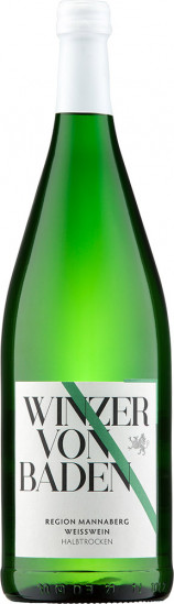 2022 Weißwein Cuvée Region Mannaberg halbtrocken 1,0 L - Winzer von Baden