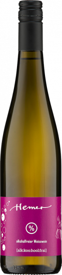 2023 Cuvée [alk:koo:hool:frai] WEIN trocken Bio - Weingut Hemer
