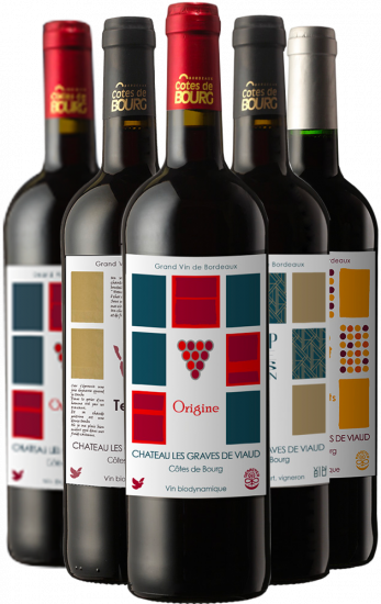 Grands Vins de Bordeaux Bio Paket Bio - Château les Graves de Viaud