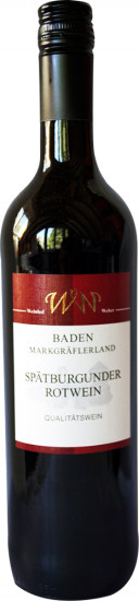 2020 Spätburgunder Rotwein Qualitätswein halbtrocken - Weinhof Weber